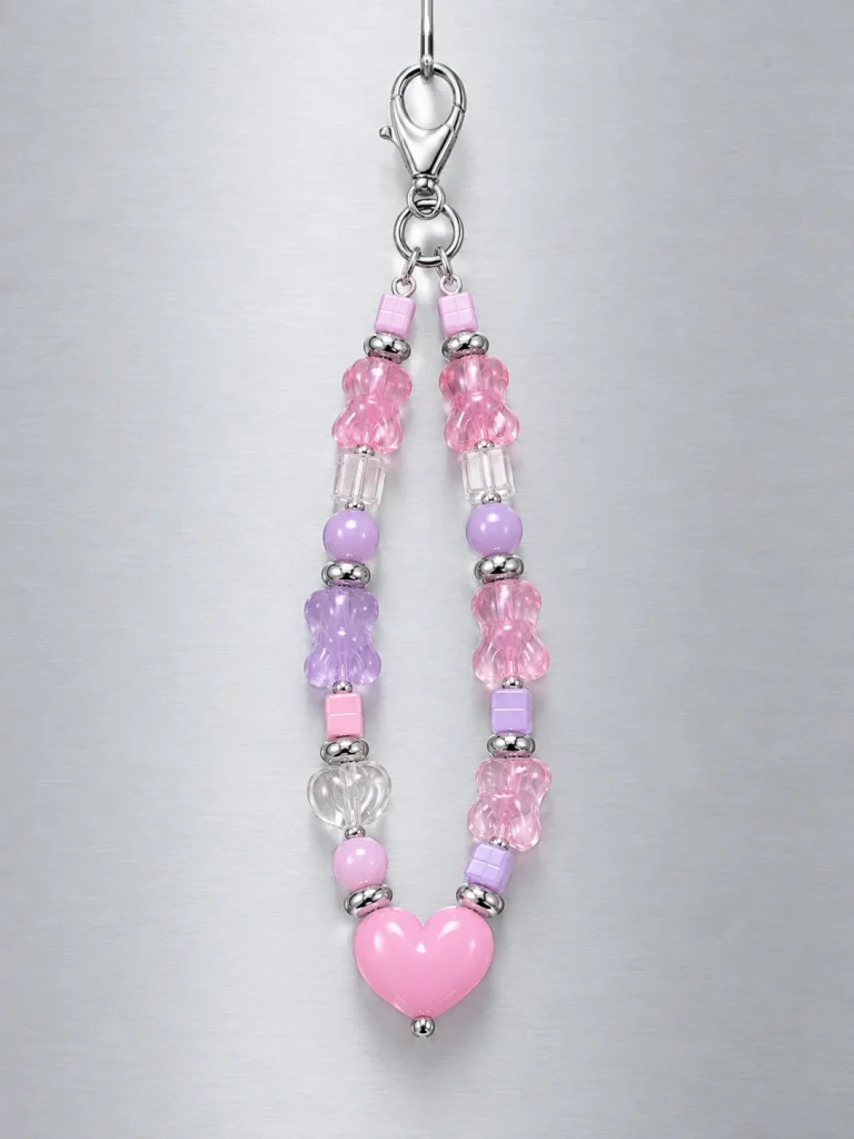 Bubble Pixel Bag Dangle hanging from its clasp
