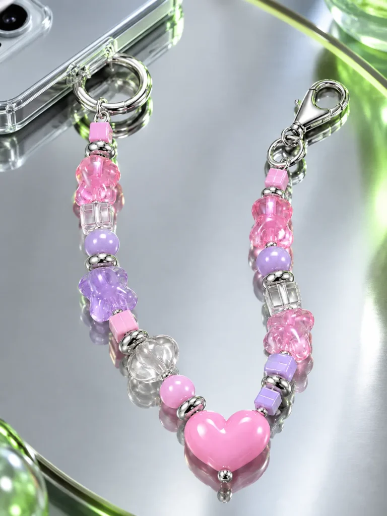 Bubble Pixel Bag Dangle close up
