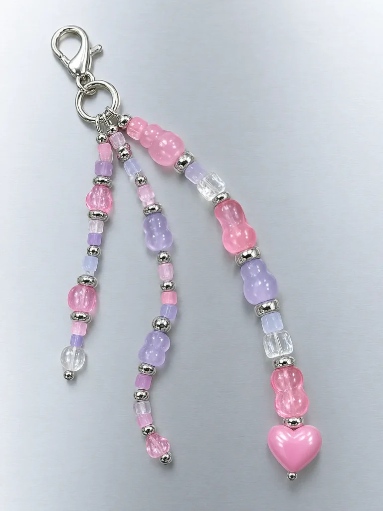 Bubble Pixel Cluster Charm, laid flat