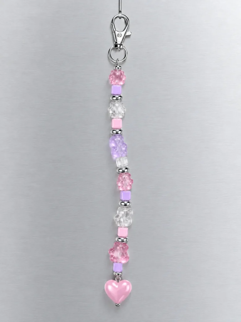 Bubble Pixel Drop Charm hanging from its clasp