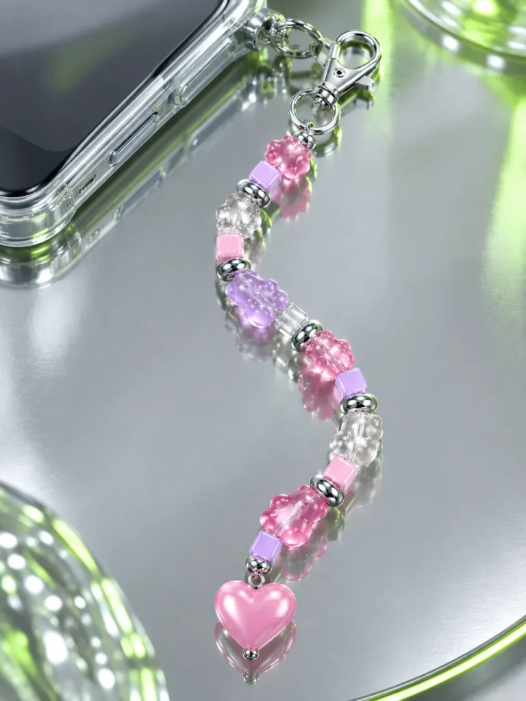 Bubble Pixel Drop Charm close up