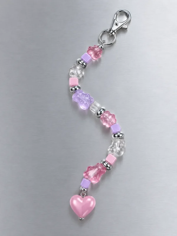 Bubble Pixel Drop Charm, laid flat