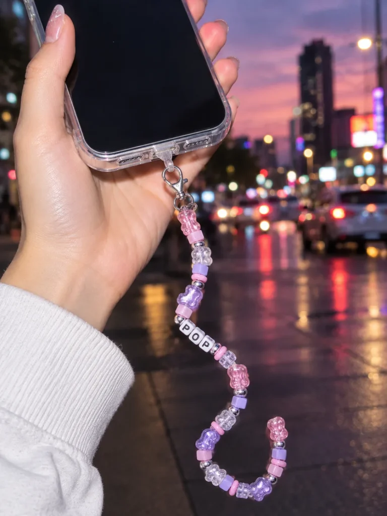 Bubble Pixel Pixel Strand worn or in use