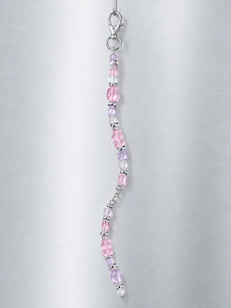 Bubble Pixel Short Lanyard hanging from its clasp