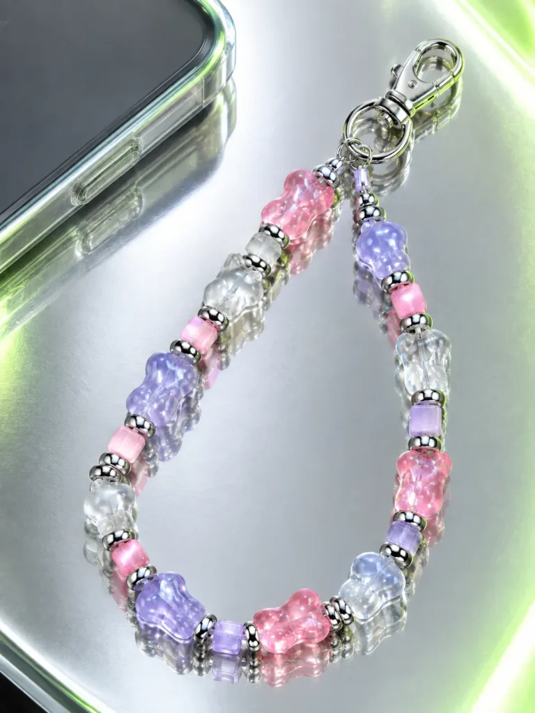 Bubble Pixel Wrist Loop close up
