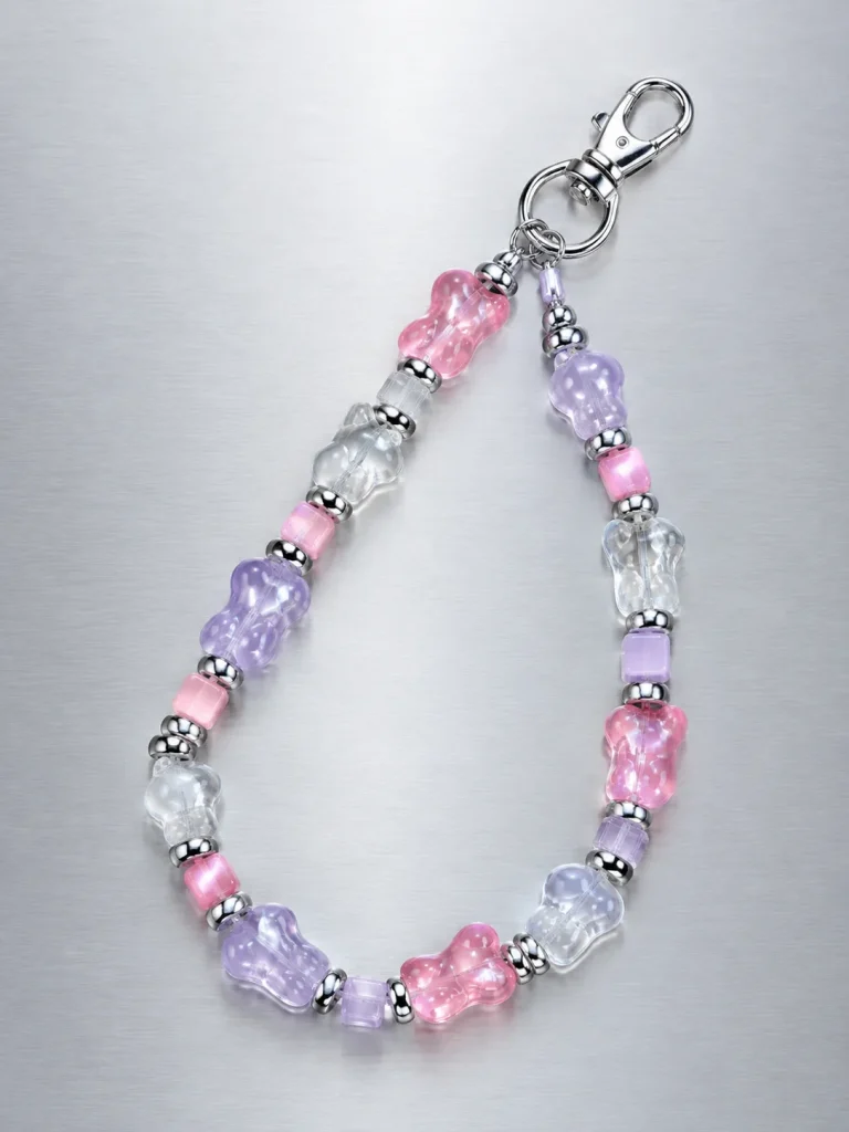 Bubble Pixel Wrist Loop, laid flat