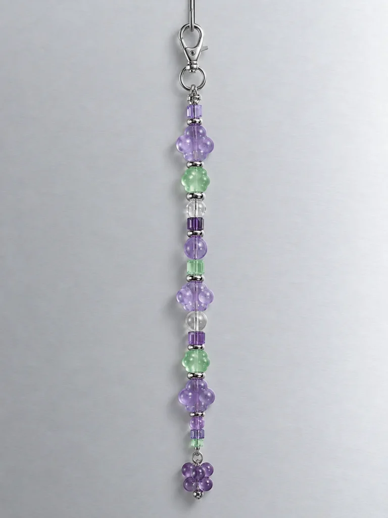 Grape Soda Drop Charm hanging from its clasp