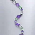 Grape Soda Earbud-Case-Anhänger, flach ausgelegt
