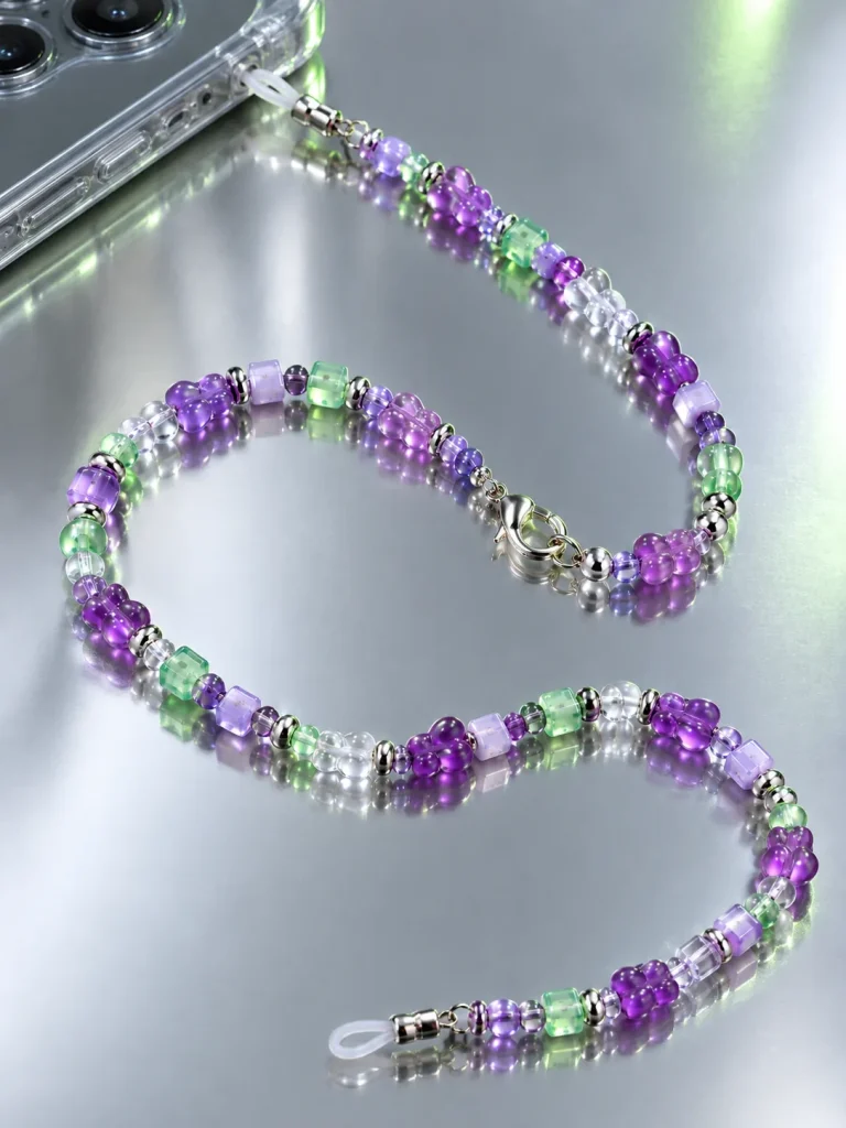 Grape Soda Glasses Chain close up