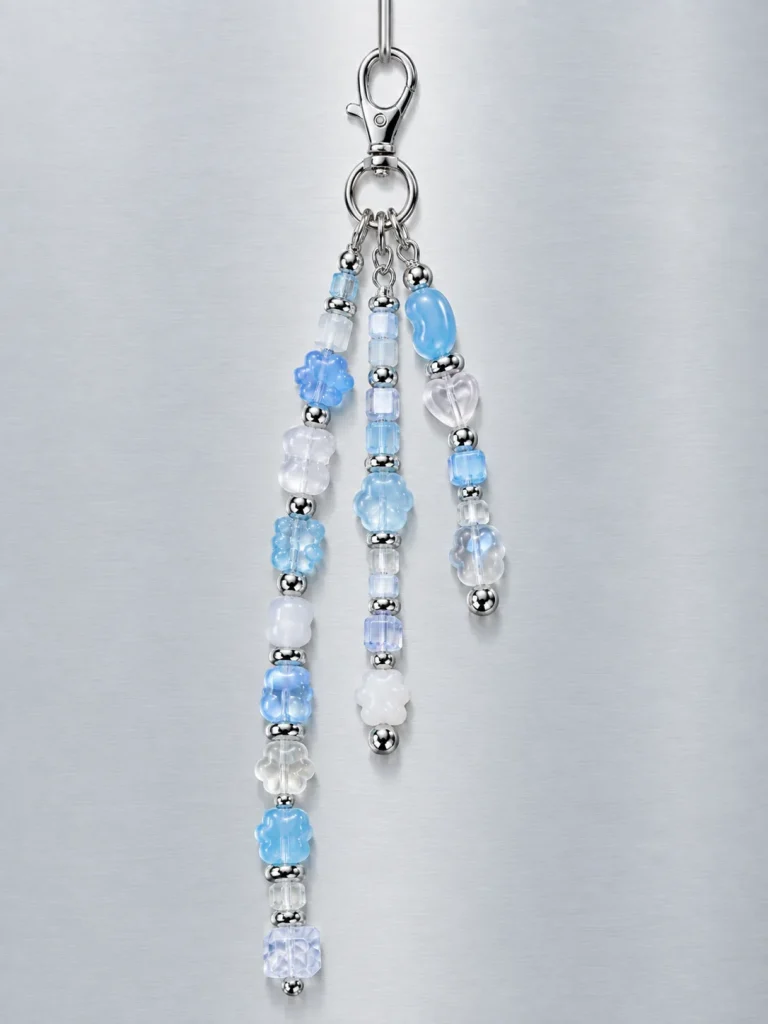 Ice Byte Cluster Charm hanging from its clasp