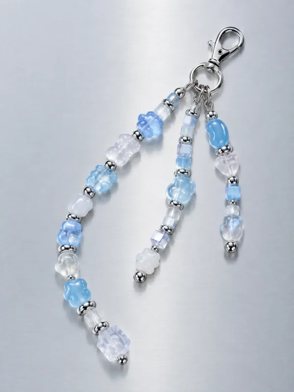 Ice Byte Cluster Charm, laid flat