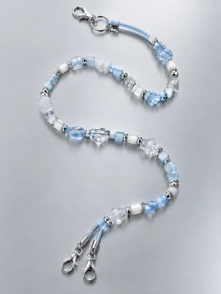 Ice Byte Crossbody Lanyard, laid flat