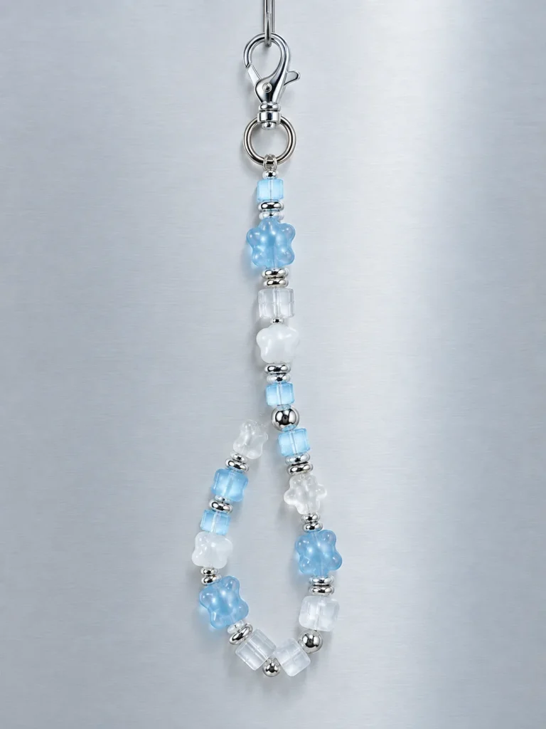 Ice Byte Earbud Case Charm hanging from its clasp