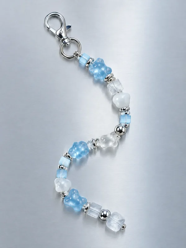 Ice Byte Earbud Case Charm, laid flat