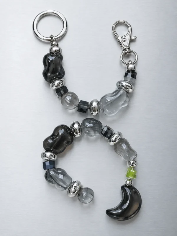 Night Mode Bag Dangle, laid flat