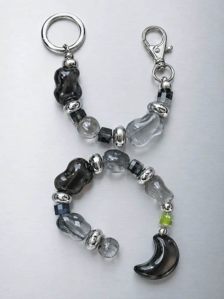 Night Mode Bag Dangle, laid flat