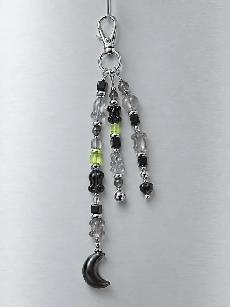 Night Mode Cluster Charm hanging from its clasp