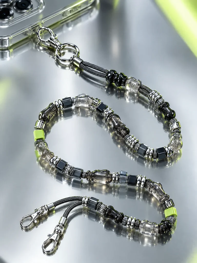 Night Mode Crossbody Lanyard close up