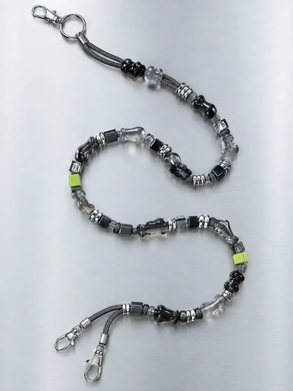 Night Mode Crossbody Lanyard, laid flat