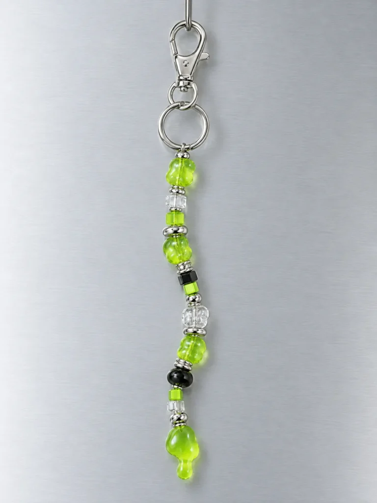 Slime Signal Bag Dangle hanging from its clasp