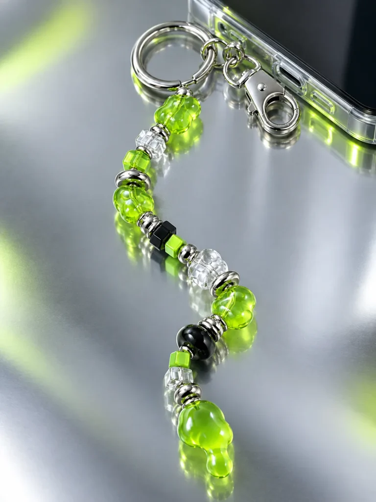 Slime Signal Bag Dangle close up