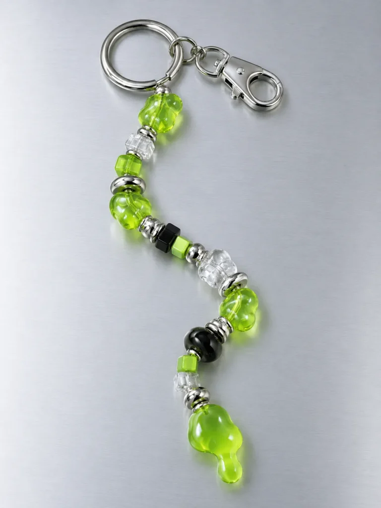 Slime Signal Bag Dangle, laid flat