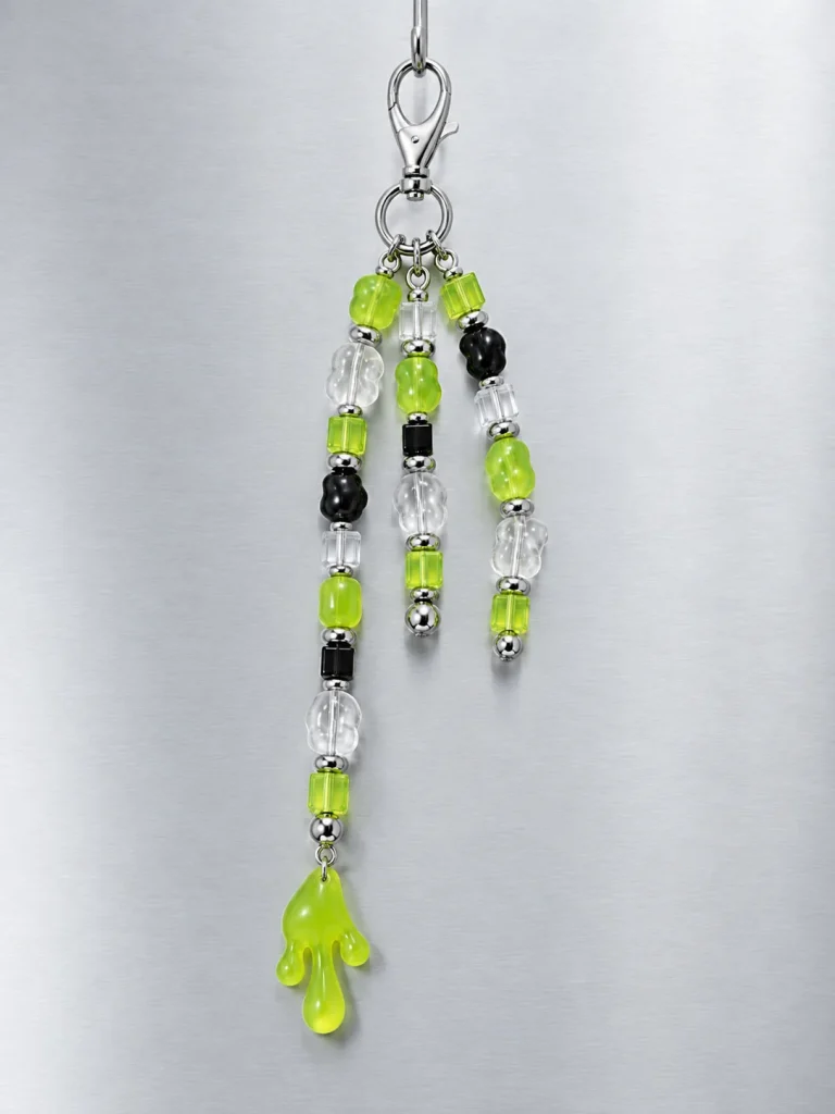 Slime Signal Cluster Charm hanging from its clasp
