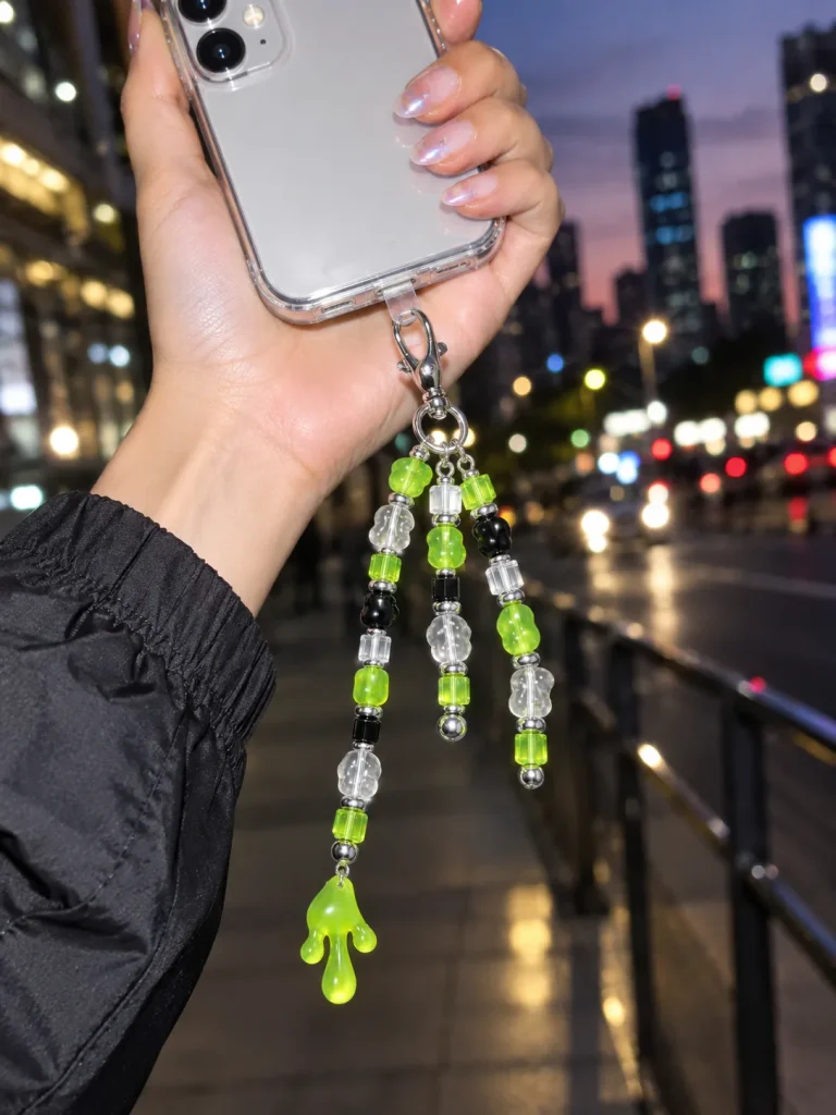 Slime Signal Cluster Charm worn or in use