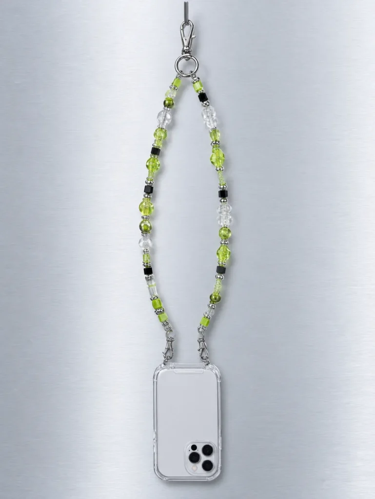 Slime Signal Crossbody Lanyard hanging from its clasp