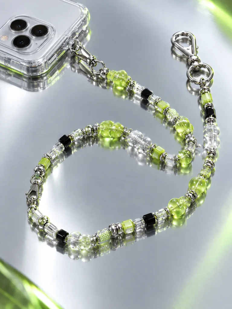 Slime Signal Crossbody Lanyard close up