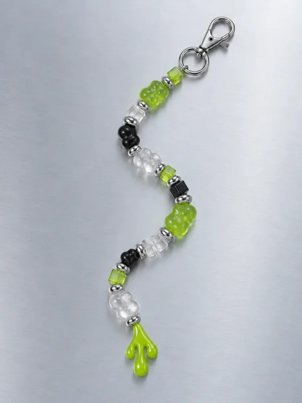 Slime Signal Drop Charm, laid flat