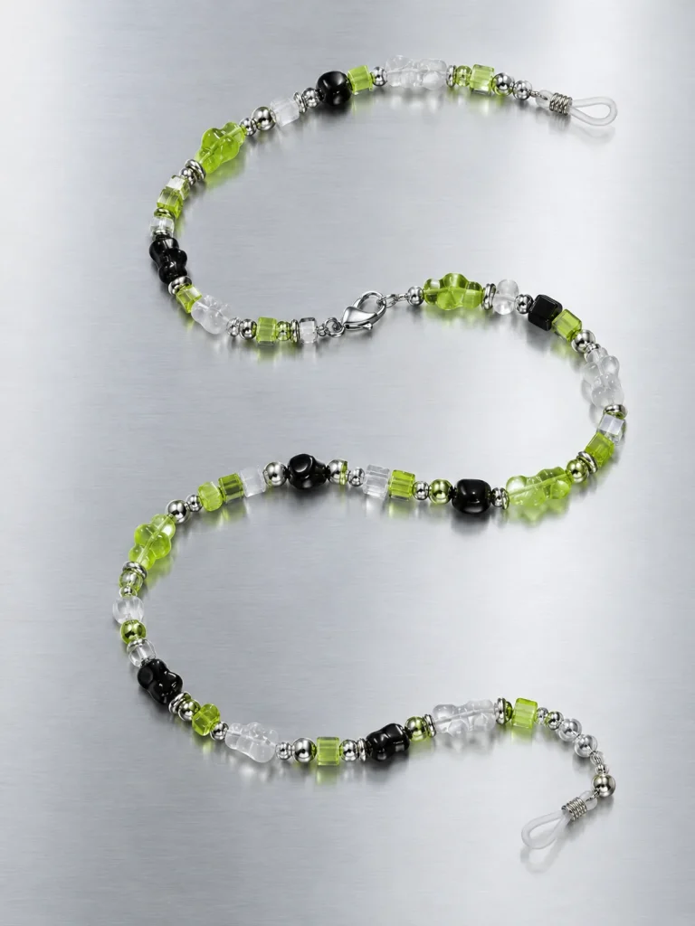 Slime Signal Glasses Chain, laid flat