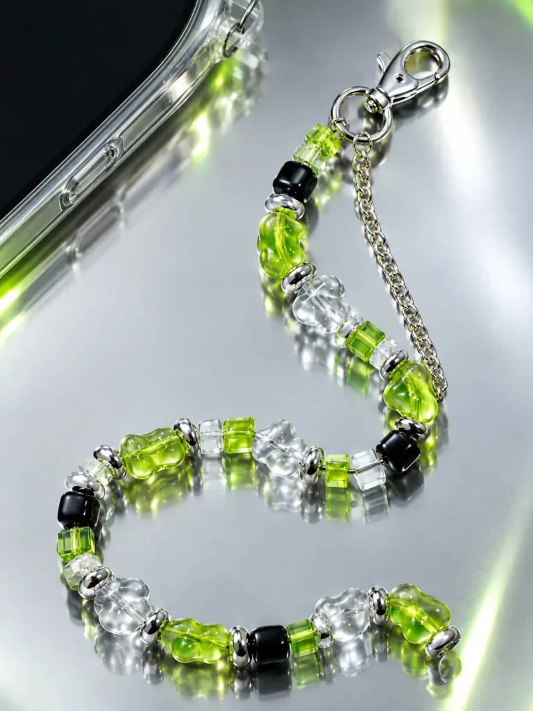 Slime Signal Short Lanyard close up